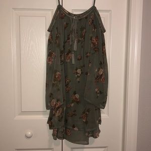 Floral Off the Shoulder Dress